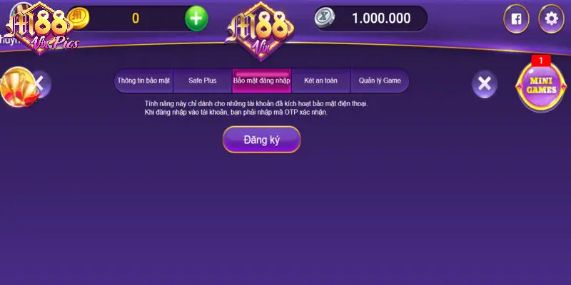 Bảo mật thông tin đăng nhập với yêu cầu điền mã OTP xác nhận