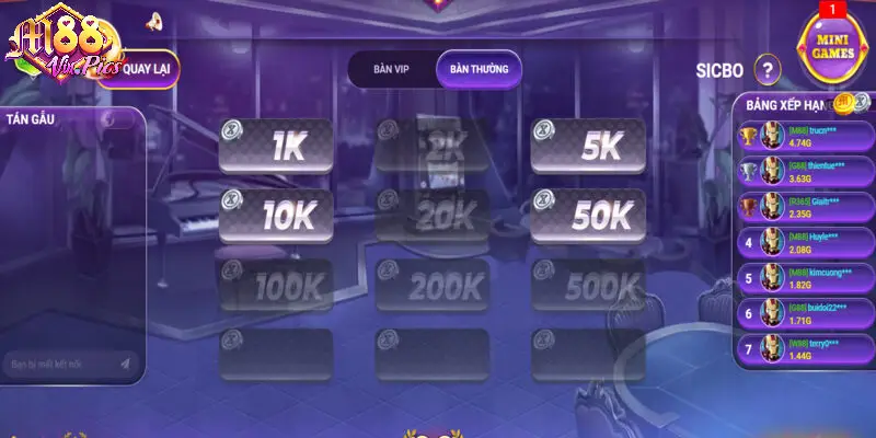 Phiên bản trực tuyến của Sicbo tại cổng game với đa dạng bàn cược